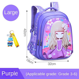 Orthopedic and waterproof backpack for princess