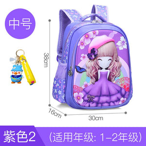 Orthopedic and waterproof backpack for princess