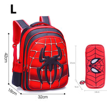 Load image into Gallery viewer, 3D spiderman backpack
