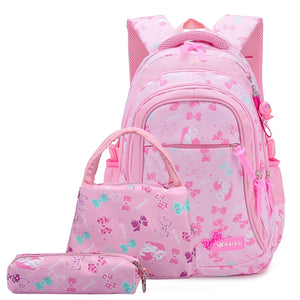 3pcs/set printed school bags