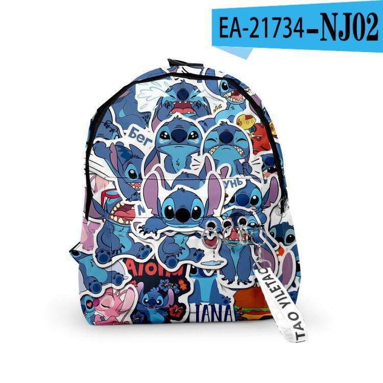 Large capacity rainbow Disney backpack