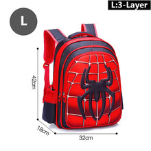 Load image into Gallery viewer, 3D spiderman backpack
