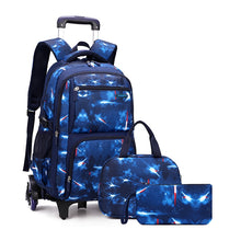 Load image into Gallery viewer, Star roller backpack set + lunch bag + pencil case
