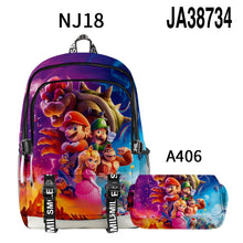 Load image into Gallery viewer, 3D super Mario backpack set
