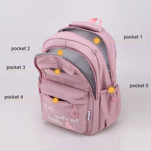 Load image into Gallery viewer, Kawaii Backpack for Girls School Bags Portability Waterproof Teens College Student Large Travel Shoulder Bag Mochilas Escolares
