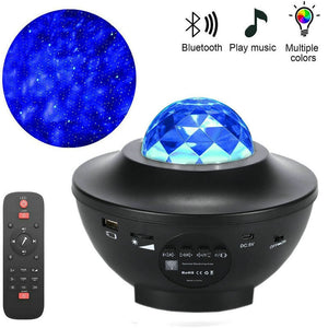 rojecteur LED ciel étoilé galaxie veilleuse USB Bluetooth lecteur de musique enfants adultes chambre/fête lampe de Projection romantique cadeaux