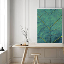 Load image into Gallery viewer, Toile murale Plante verte feuille
