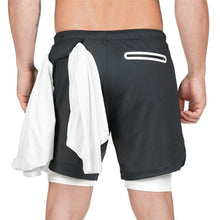 Load image into Gallery viewer, 2 in 1 fitness shorts
