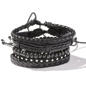 Trendy 5pcs bracelet hip hop