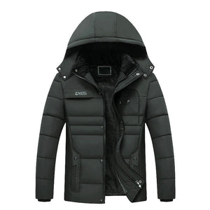 Hooded fleece coat