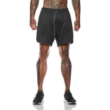 Load image into Gallery viewer, 2 in 1 fitness shorts
