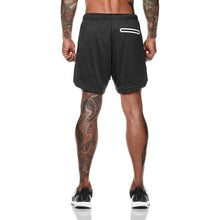 Load image into Gallery viewer, 2 in 1 fitness shorts
