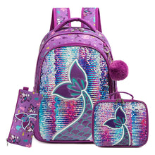 Load image into Gallery viewer, Mermaid backpack set
