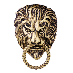 Nouveau Rétro   Broche Lion Tête