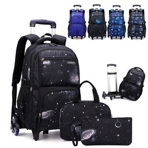 Star roller backpack set + lunch bag + pencil case