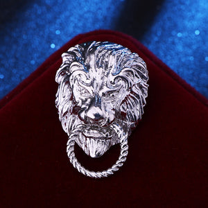 Nouveau Rétro   Broche Lion Tête